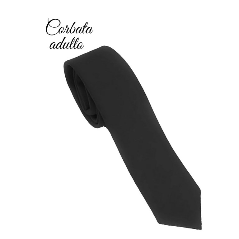 Corbata ceolon negro ADULTO colegial.
