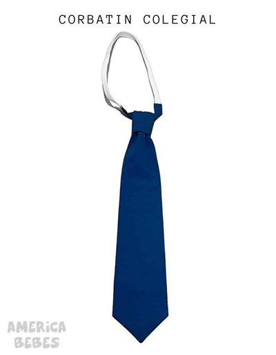Corbatin colegial Azul