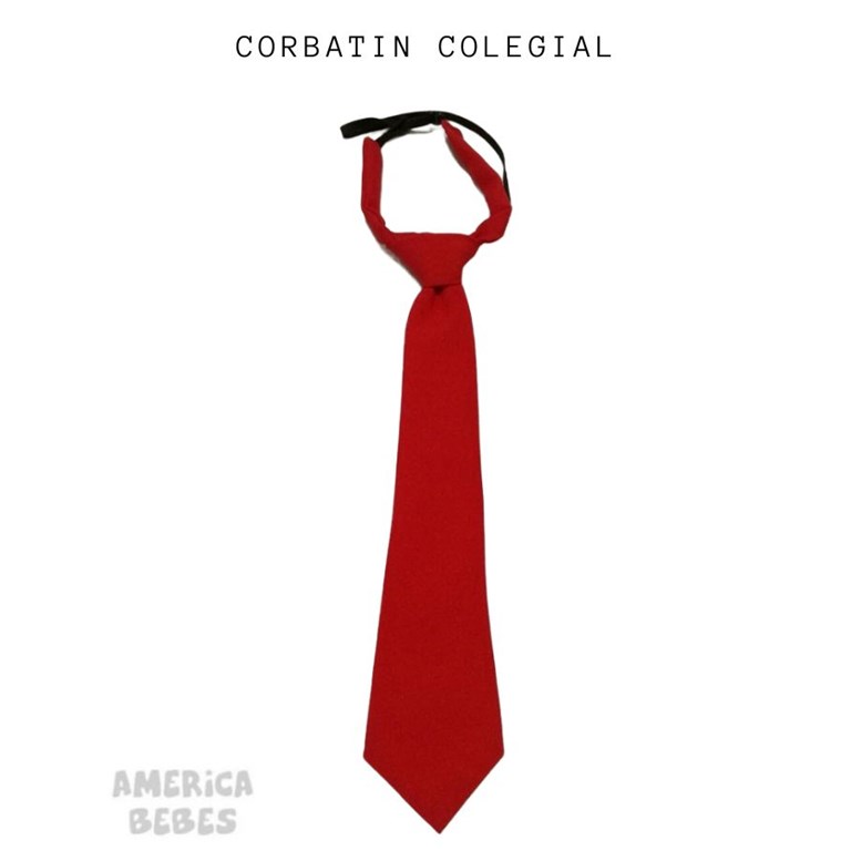 Corbatin colegial Rojo.