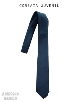 Corbata ceolon azul Juvenil colegial.
