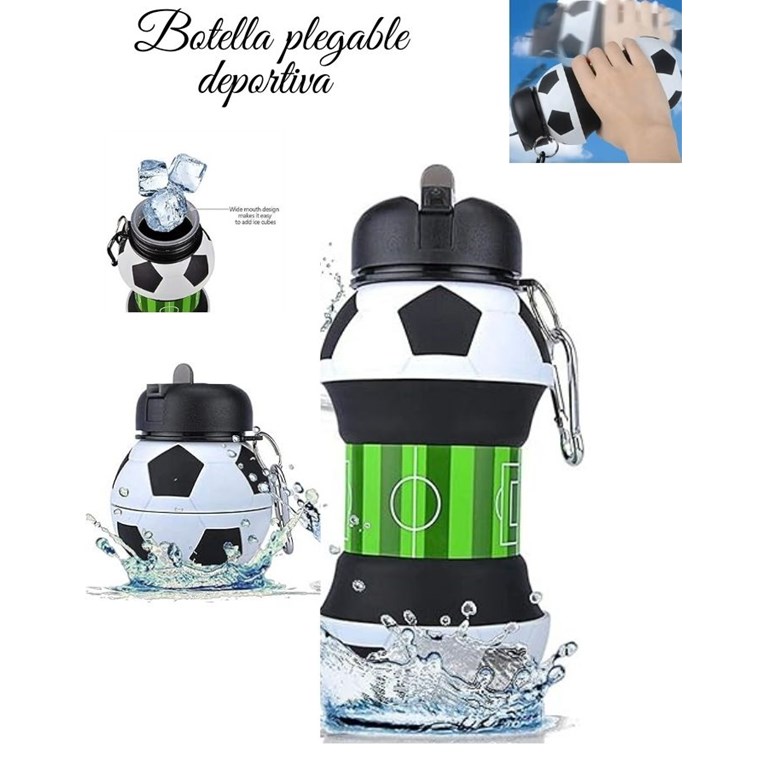 PROMO 40% OFF: BLANCO BOTELLA PLEGABLE DEPORTIVA