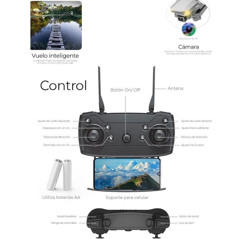 DRONE PRO MAX 4K HD E88 S-2144