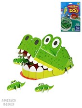 ROMPECABEZAS 3D COCODRILO 21 PIEZAS E LEARNING