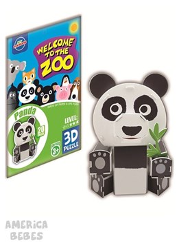 ROMPECABEZAS 3D OSITO PANDA 2O PIEZAS E LEARNING