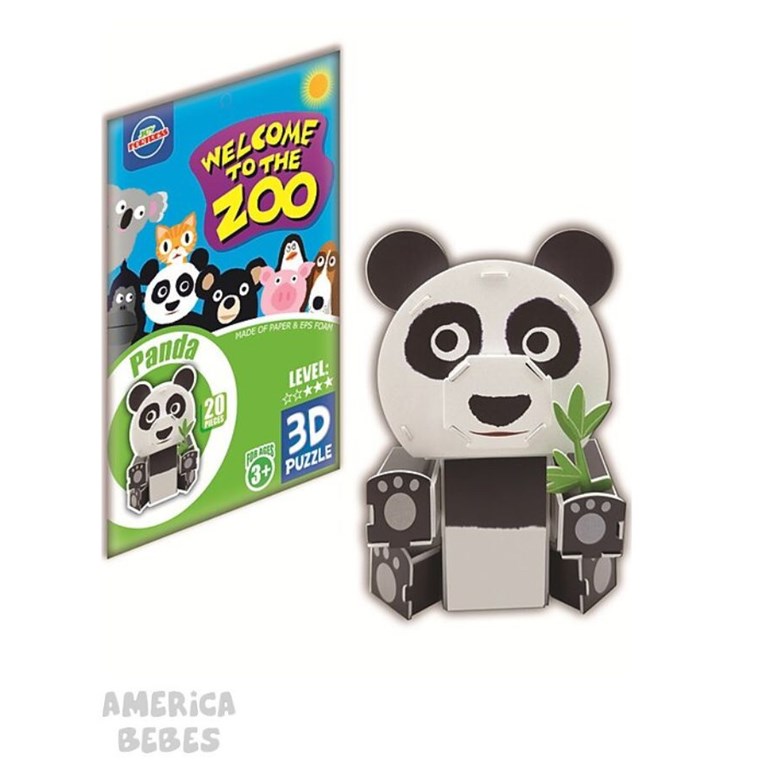 ROMPECABEZAS 3D OSITO PANDA 2O PIEZAS E LEARNING