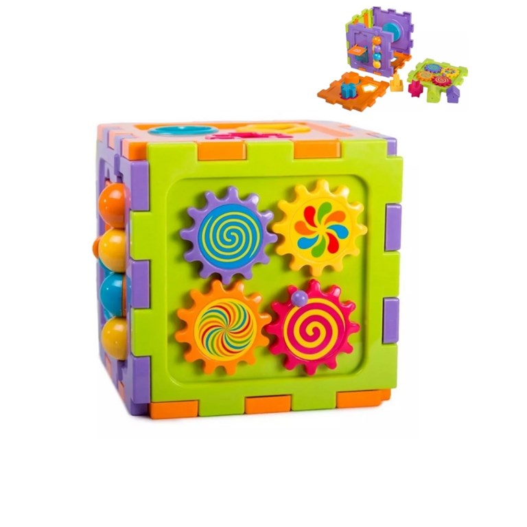 cubo didactico con ecastre 20 x 20 cm e-learning