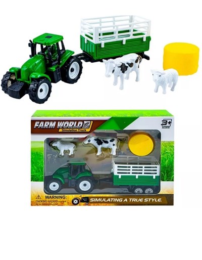 TRACTOR CON RUEDAS LIBRES DE ACCESORIOS (SURTIDO X 3 MODELOS) E-LEARNNG