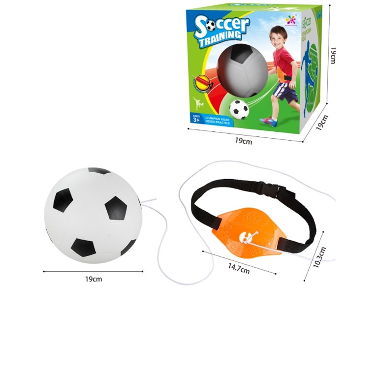 PELOTA DE FÚTBOL PARA ENTRENAR CON UN CINTURÓN. E LEARNING