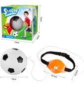 PELOTA DE FÚTBOL PARA ENTRENAR CON UN CINTURÓN. E LEARNING