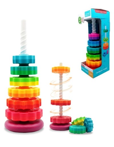 TORRE CON ENCASTRE DE DIFERENTES FORMAS Y COLORES E-LEARNING