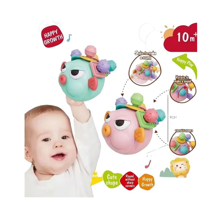 SONAJERO PEZ GLOBO CON ACCESORIOS. E LEARNING