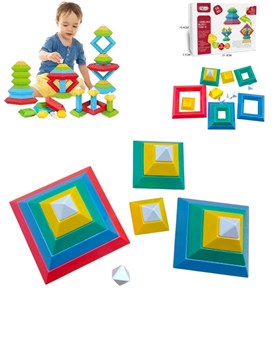 APILABLE DE FORMAS GEOMETRICAS 16 PIEZAS. E LEARNING