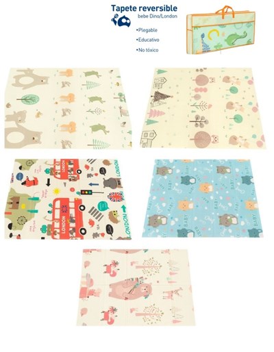 MANTA ALFOMBRA ANTIGOLPES PLEGABLE. MEDIDAS: 1,80CM X 1,20 X 0,80. ELEARNING