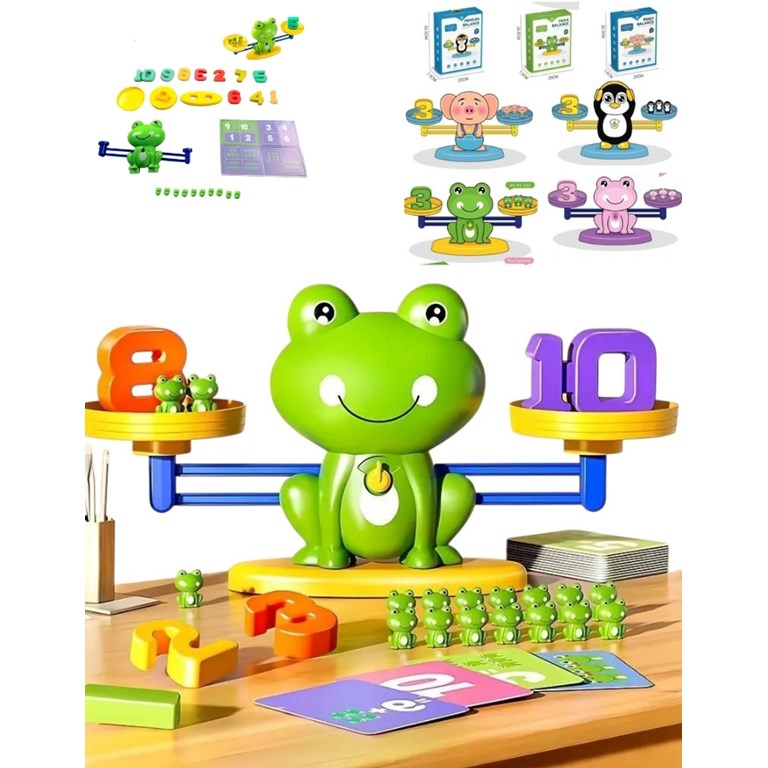 BALANZA FORMA ANIMALITO CON ACCESORIOS. E LEARNING