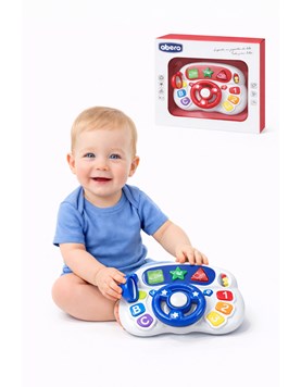 VOLANTE MUSICAL CON LUZ Y SONIDOS EN ESPAÑOL