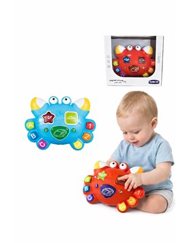 CAMGREJO MUSICAL CON LUZ Y SONIDO EN ESPAÑOL