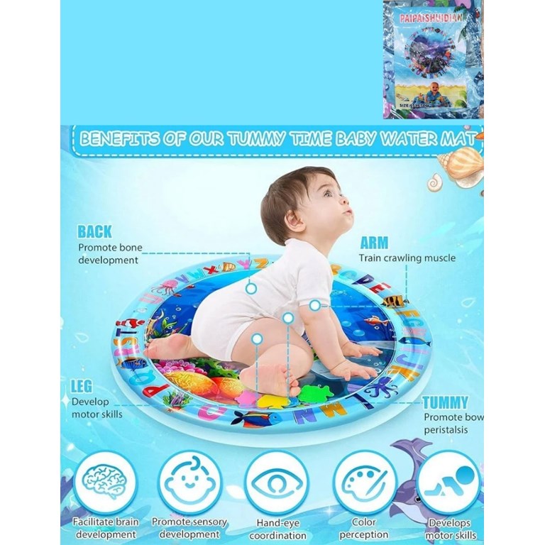 PROMO 50% OFF. ALFOMBRA INFLABLE PARA BEBES 65x65 cm