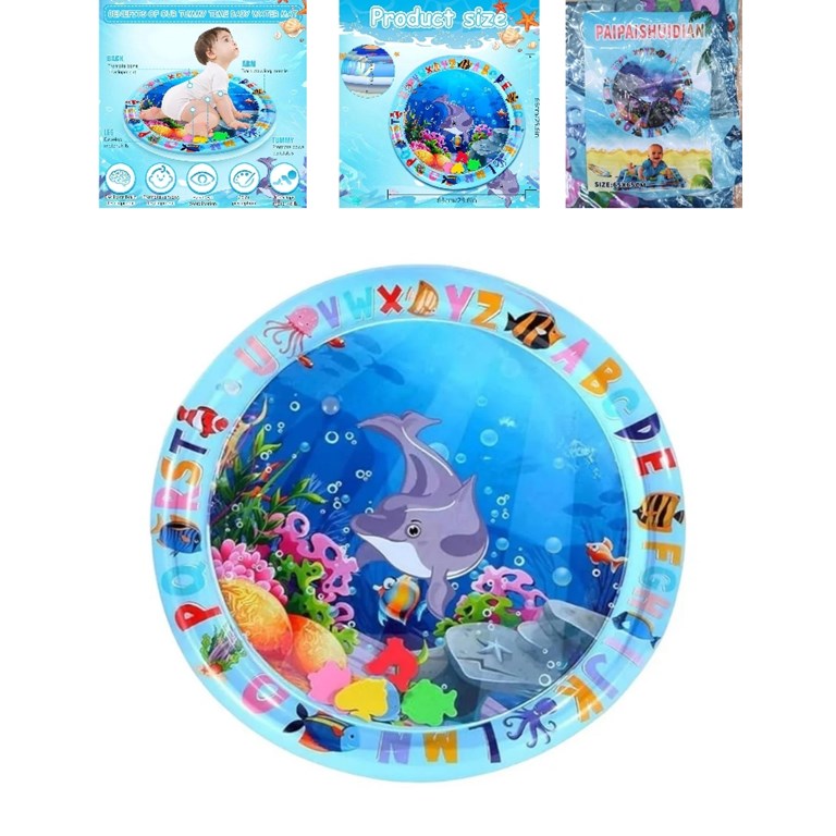 PROMO 50% OFF. ALFOMBRA INFLABLE PARA BEBES 65x65 cm