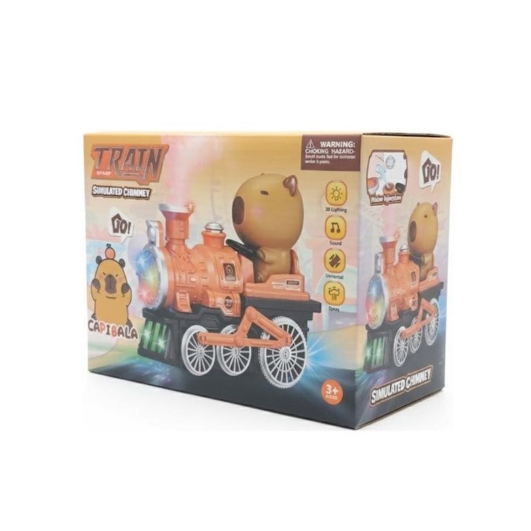 TREN CAPIBARA CON HUMO Y LUZ (+3 AÑOS)
