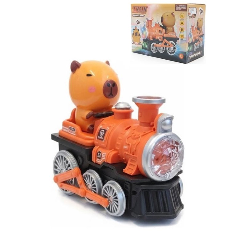 TREN CAPIBARA CON HUMO Y LUZ (+3 AÑOS)