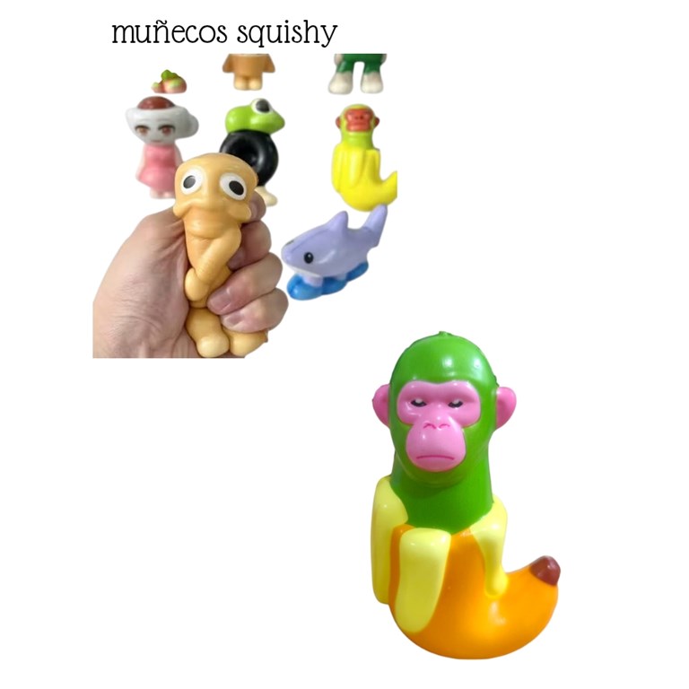 JUGUETE ANTIESTRRES PERSONAJES EN RED