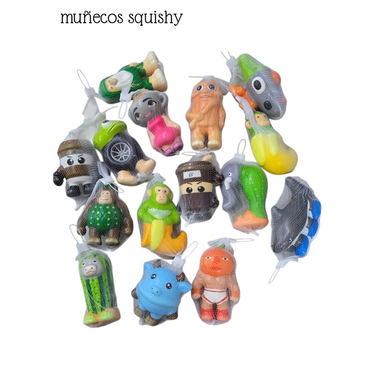 JUGUETE ANTIESTRRES PERSONAJES EN RED