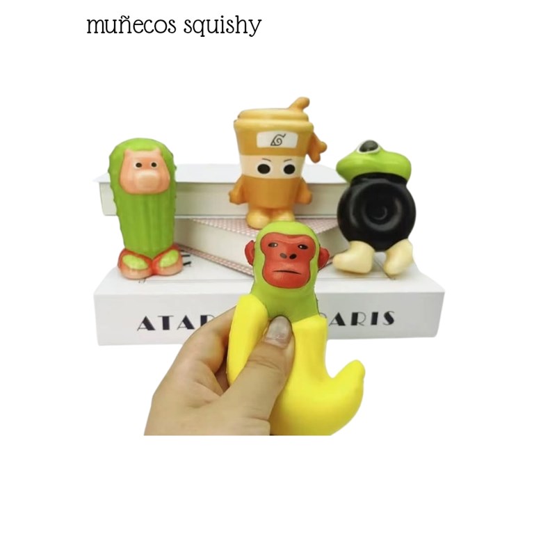 JUGUETE ANTIESTRRES PERSONAJES EN RED