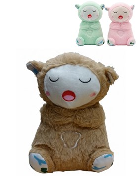 PELUCHE DE APEGO RESPIRA CON LUZ Y SONIDO