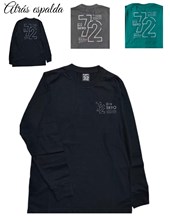 REMERA NENE MANGA LARGA, ESTAMPA FRENTE Y ESPALDA '72'.  FLIRTY