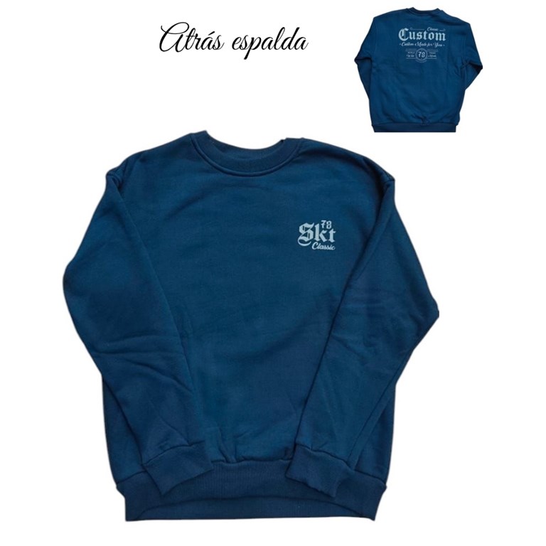 BUZO NENE CUELLO REDONDO, ESTAMPA FRENTE Y ESPALDA 'CUSTOM'. FLIRTY