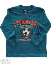 REMERA MANGA LARGA PARA BEBE ESTAMPADA LIVERPOOL FLIRTY