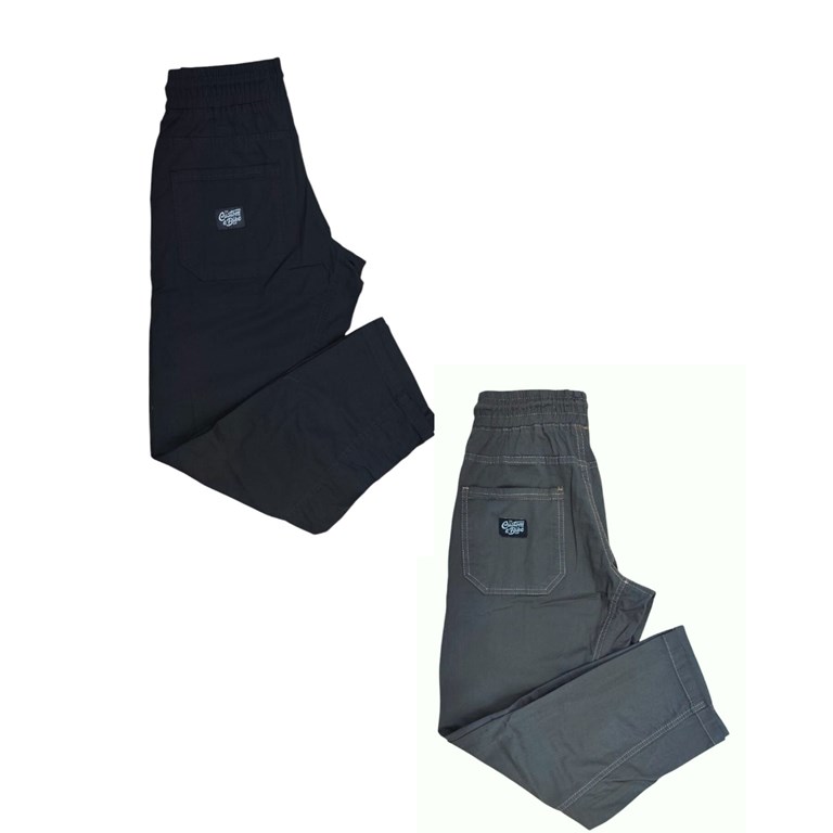 Pantalon carpintero de gabardina con cordon para nene.Flirty