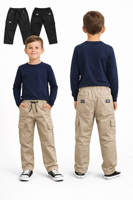 PANTALON  CARGO DE GABARDINA LIVIANO PARA VARON. FLIRTY