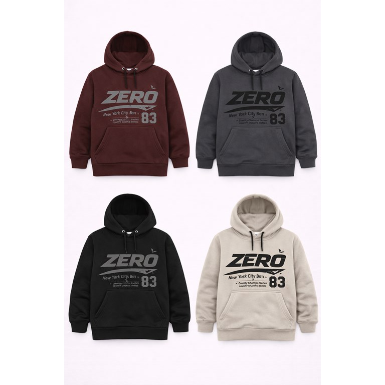 CANGURO DE FRISA VARON ESTAMPA 'ZERO'. FLIRTY