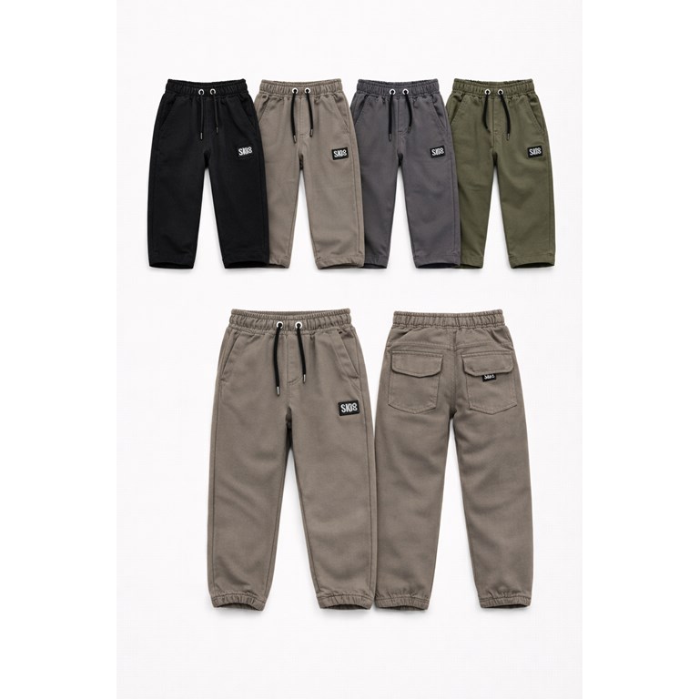 JOGGING DE FRISA PARA NENE, CON LYCRA  Y 4 BOLSILLOS. FLIRTY