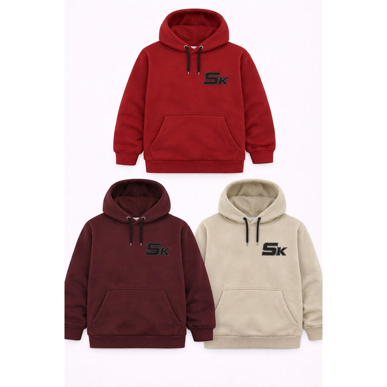 CANGURO DE FRISA BORDADO 'SK' VARON. FLIRTY