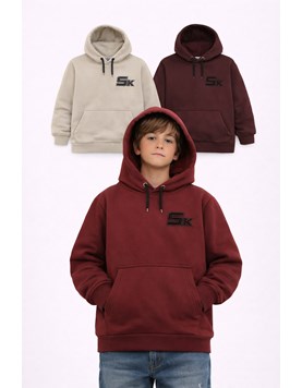 CANGURO DE FRISA BORDADO 'SK' VARON. FLIRTY