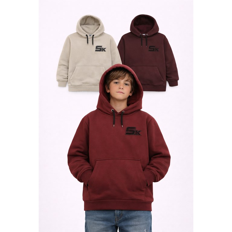 CANGURO DE FRISA BORDADO 'SK' VARON. FLIRTY