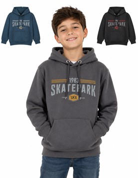 CANGURO DE FRISA  PARA NENE ESTAMPA 'SKATEPARK'. FLIRTY