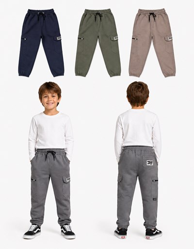 JOGGING DE FRISA CON CIERRE PARA VARON. FLIRTY