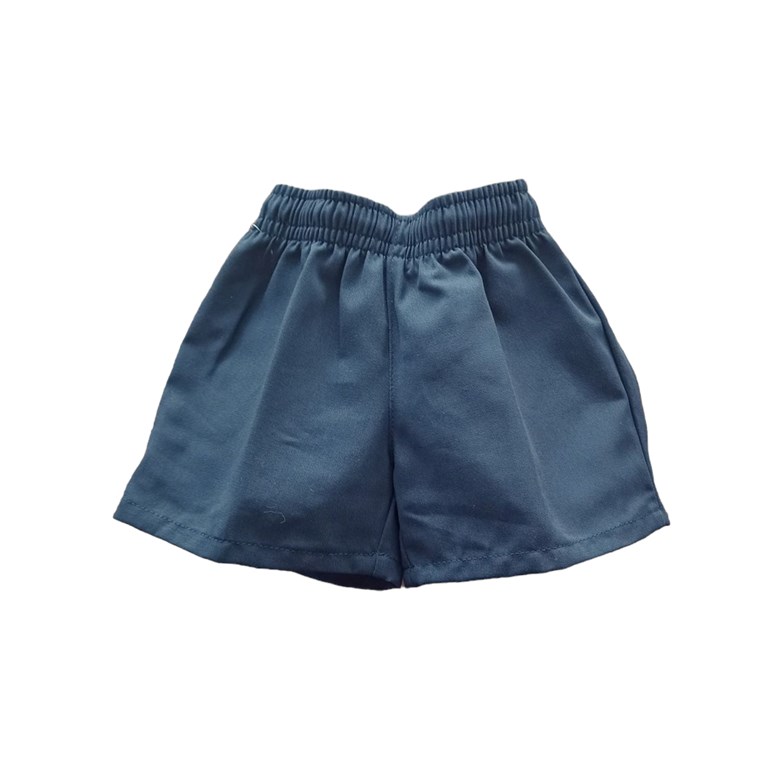 SHORT AZUL  COLEGIAL DEPORTIVO. RIMBI