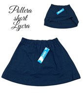 POLLERA SHORT ALGODON CON LYCRA. RIMBI