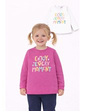 Remera manga larga estampa 'Enjoy every moment' beba. Rimbi
