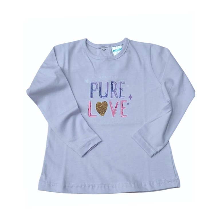 REMERA MANGA LARGA BEBA 'LOVE'. RIMBI