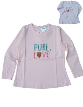 REMERA MANGA LARGA BEBA 'LOVE'. RIMBI