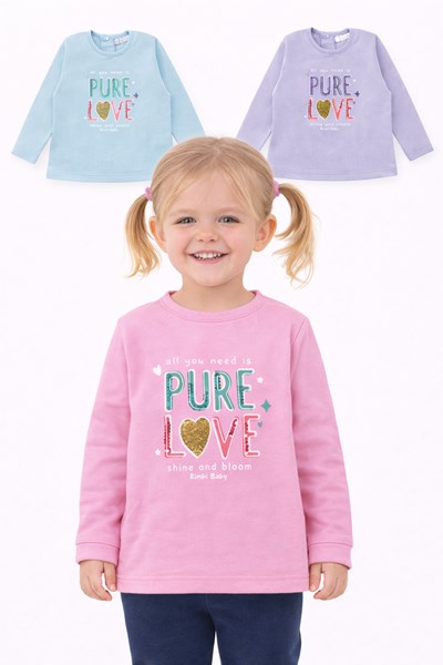REMERA MANGA LARGA BEBA 'LOVE'. RIMBI