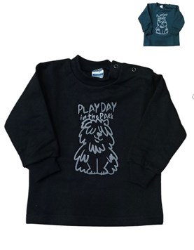 BUZO FRISA BEBÉ. ESTAMPA 'PLAY'. RIMBI