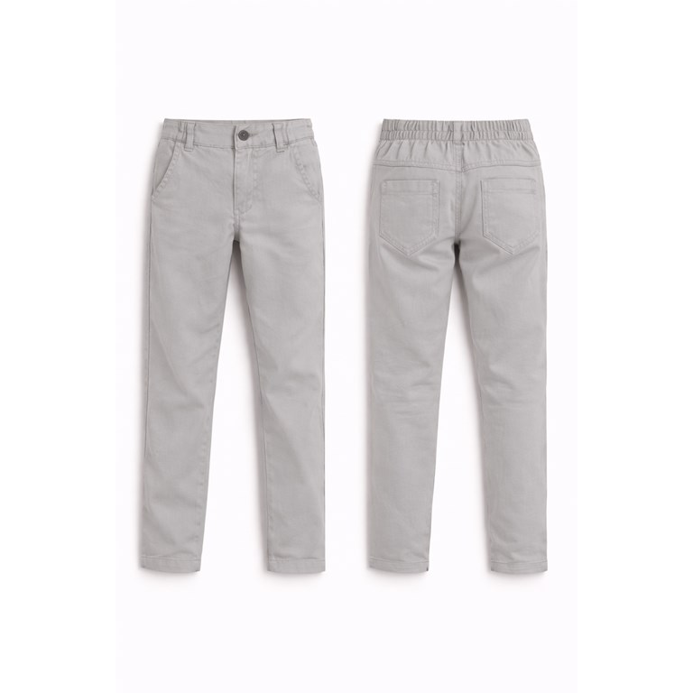 Pantalon Gabardina elastizado, cintura regulable, para nena. Rimbi