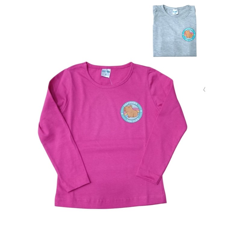 REMERA MANAG LARGA, NENA, ESTAMPA CAPY. RIMBI
