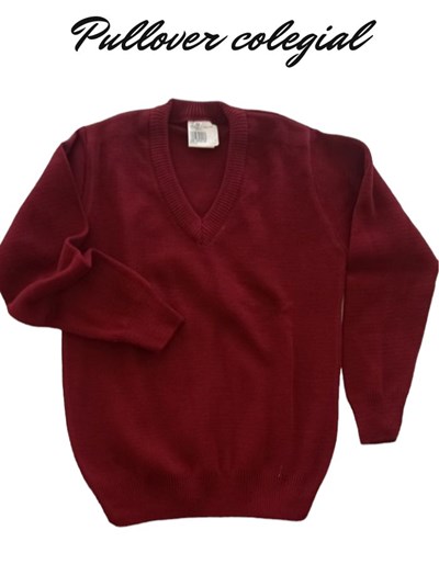 A453 bordo pulover esc v colegial